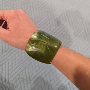 Green Cuff Bracelet